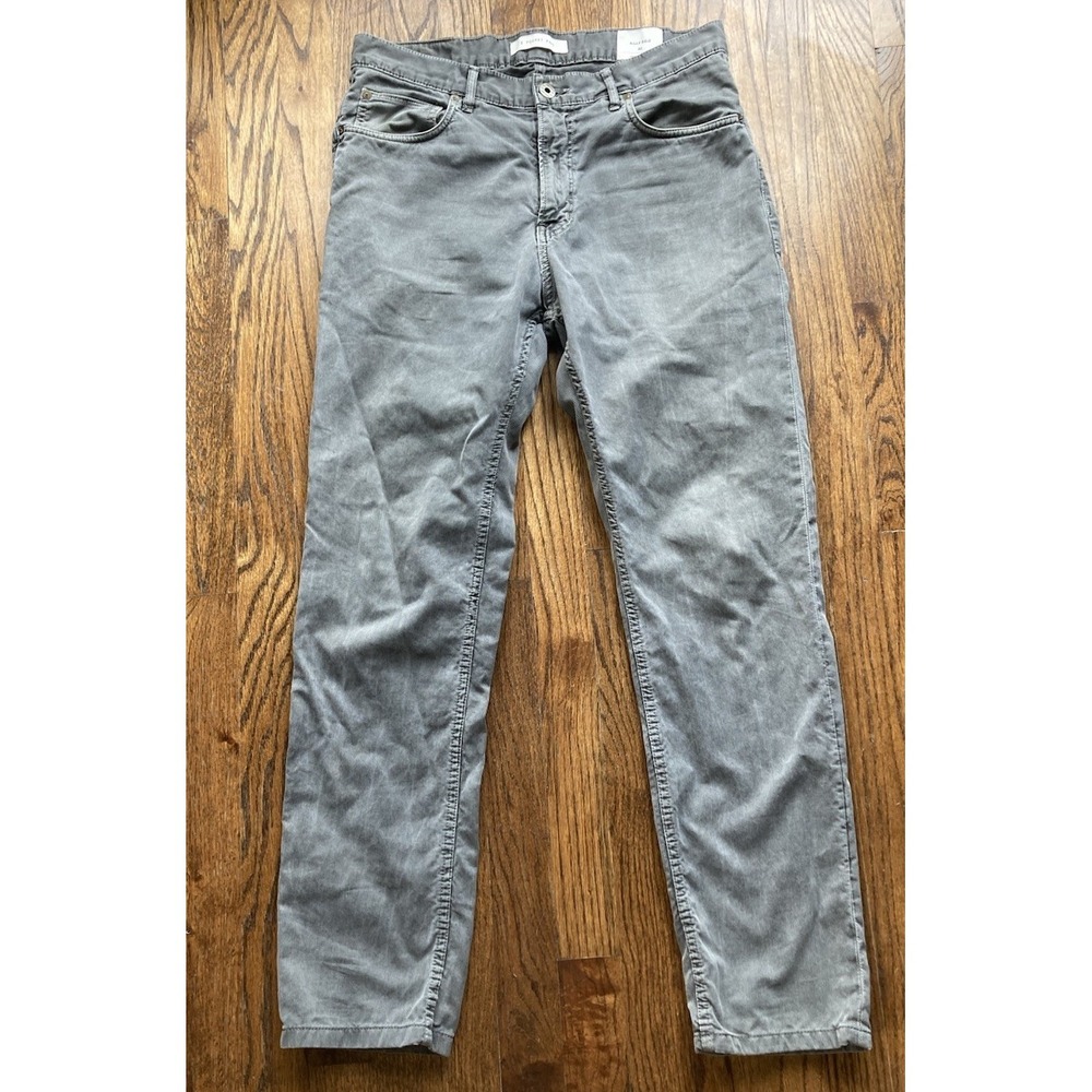Billy Reid Pants Mens Size 30 Corduroy Gray 5 Pocket USA Made Chino